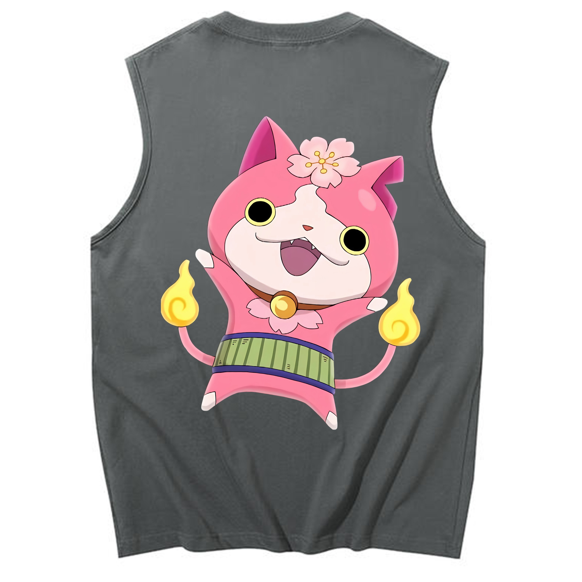 （画像用） 妖怪ウォッチ Yo-kai Watch コットン100％タンクトップ（背面プリント）